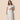 Zermonie white women's flared wrap wedding dress