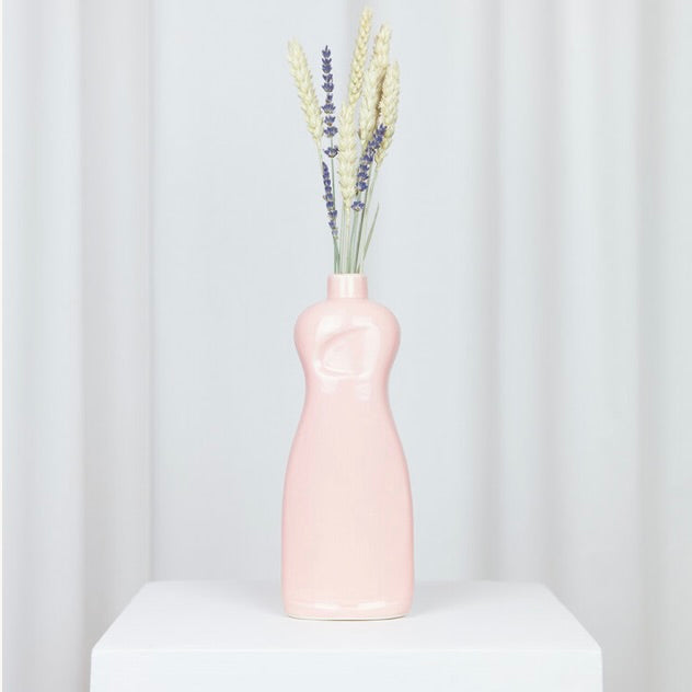 Vase DISH WASH ROSE par Lola Mayeras